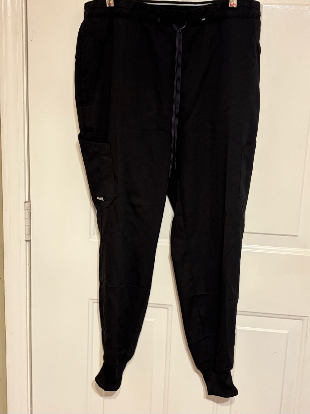Grey's Anatomy Pristine Women's Black Jogger-Style Scrub Pants Size Large NEW!